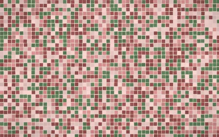Cape Protea Fine Mosaic — light red mosaic background