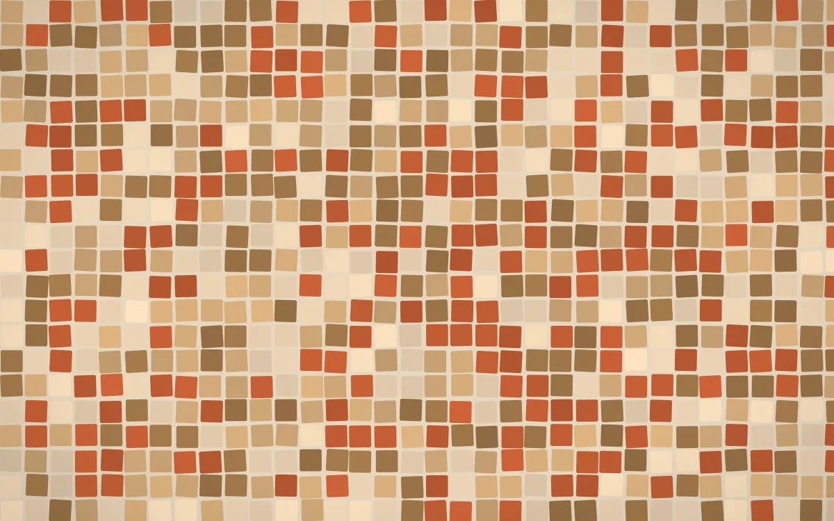 Cappadocia Mosaic — light orange and beige mosaic background