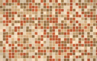 Cappadocia Mosaic — light orange and beige mosaic background