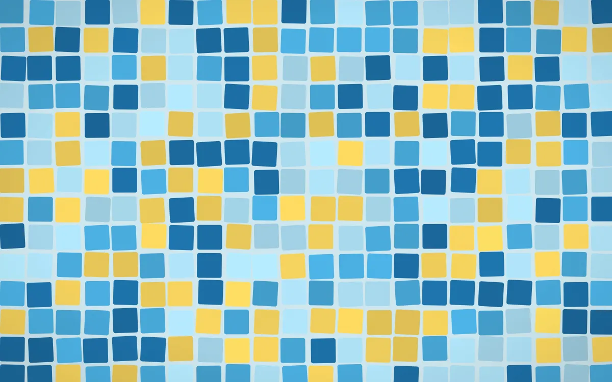 Capri Blue Grand Mosaic — colourful blue mosaic background