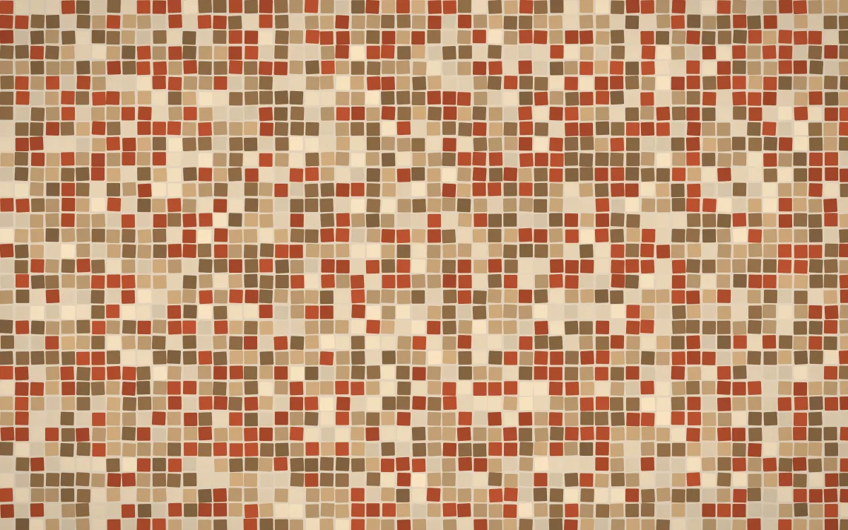 Chai Cream Fine Mosaic — light orange, brown and beige mosaic background