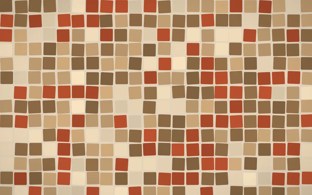Chai Cream Grand Mosaic — light orange, brown and beige mosaic background