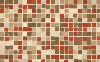 Chai Cream Grand Mosaic — light orange, brown and beige mosaic background