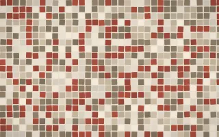 Copenhagen Hygge Mosaic — light orange and beige mosaic background