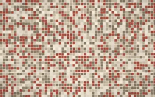 Copenhagen Hygge Fine Mosaic — light orange and beige mosaic background