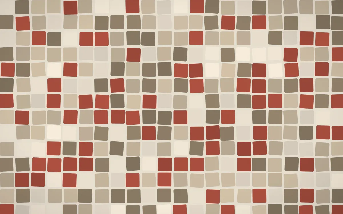 Copenhagen Hygge Grand Mosaic — light orange and beige mosaic background