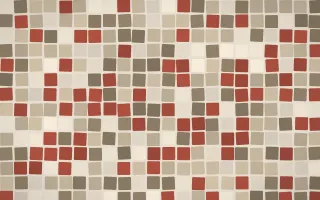 Copenhagen Hygge Grand Mosaic — light orange and beige mosaic background