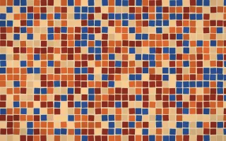 Cusco Weave Mosaic — colourful orange and red mosaic background