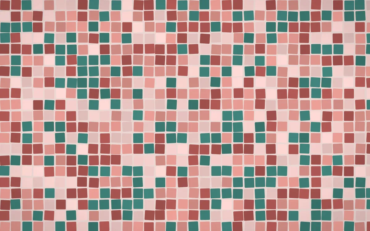 Damascus Rose Mosaic — light red mosaic background