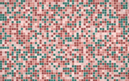 Damascus Rose Fine Mosaic — light red mosaic background