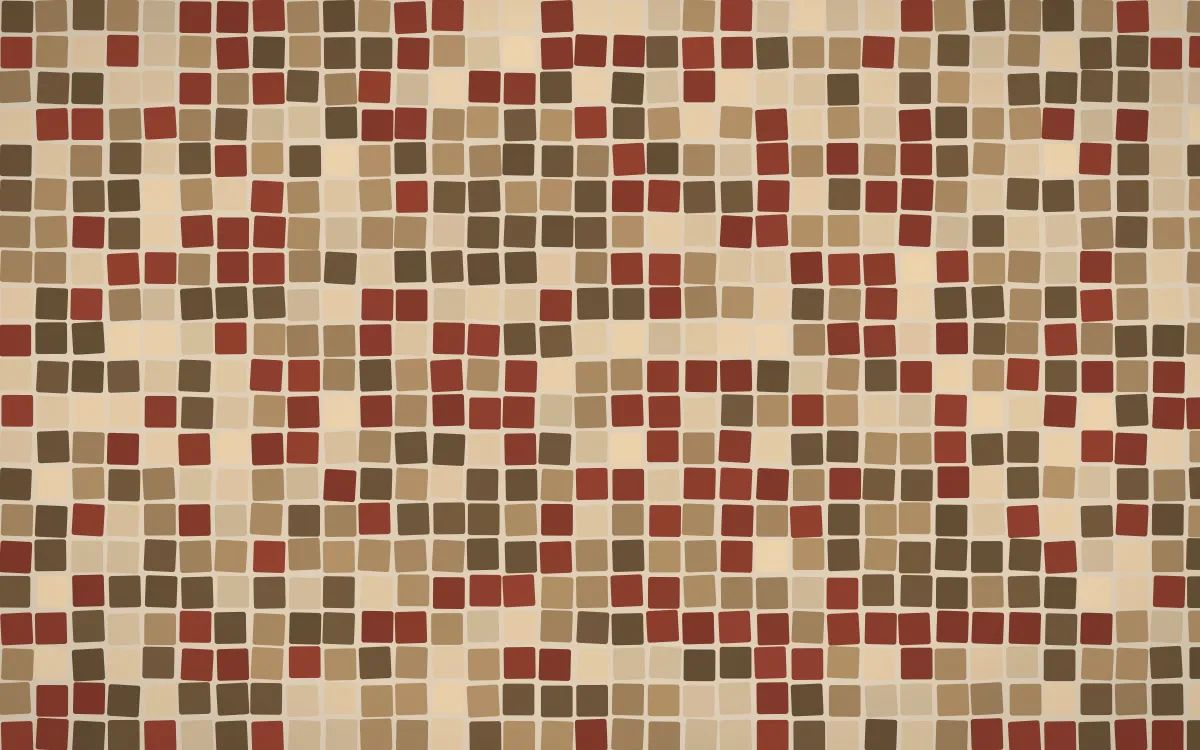 Desert Oud Mosaic — dark orange, brown and beige mosaic background