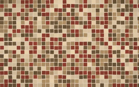 Desert Oud Mosaic — dark orange, brown and beige mosaic background