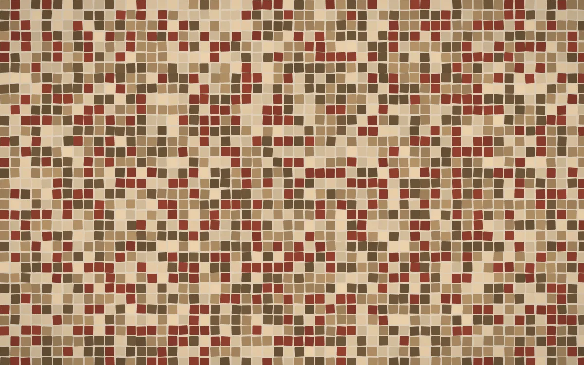 Desert Oud Fine Mosaic — dark orange, brown and beige mosaic background