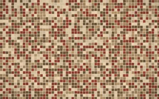 Desert Oud Fine Mosaic — dark orange, brown and beige mosaic background