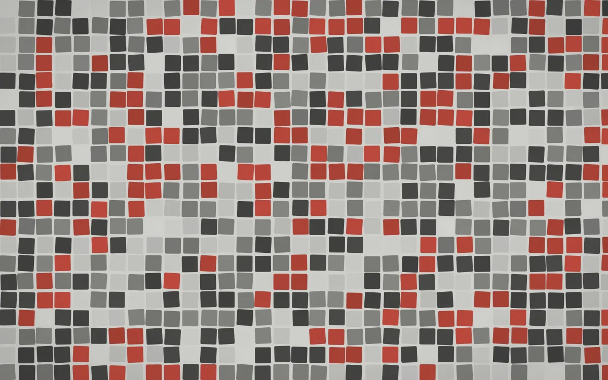 Edo Charcoal Mosaic — dark grey mosaic background
