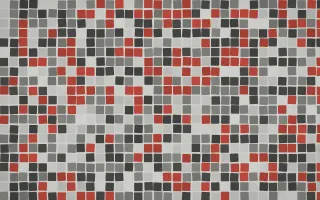 Edo Charcoal Mosaic — dark grey mosaic background