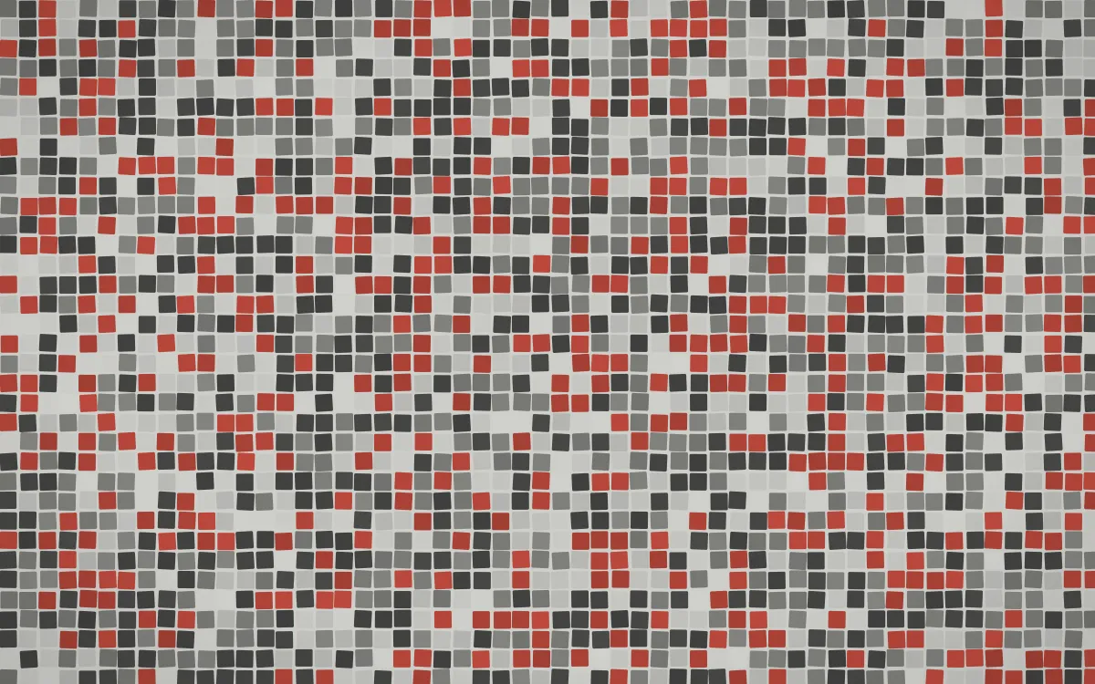 Edo Charcoal Fine Mosaic — dark grey mosaic background