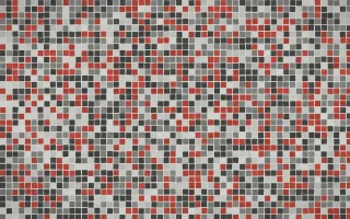Edo Charcoal Fine Mosaic — dark grey mosaic background