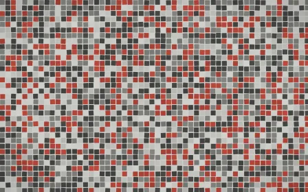 Edo Charcoal Fine Mosaic — dark grey mosaic background