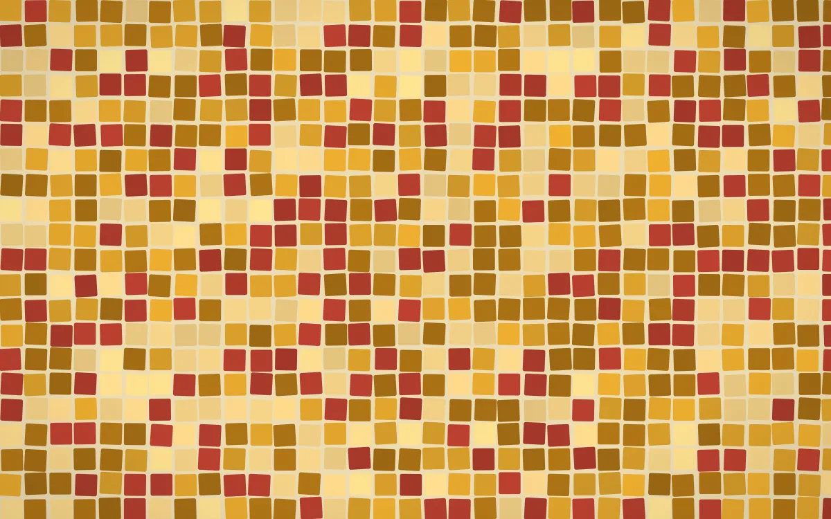 Fes Saffron Mosaic — colourful gold, brown and yellow mosaic background