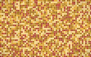 Fes Saffron Fine Mosaic — colourful gold, brown and yellow mosaic background