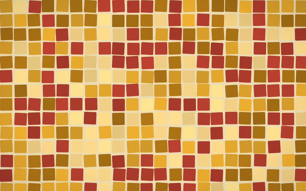 Fes Saffron Grand Mosaic — colourful gold, brown and yellow mosaic background