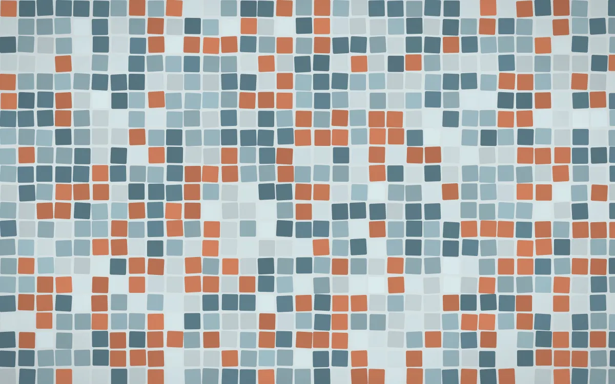 Fjord Mist Mosaic — light teal and blue mosaic background