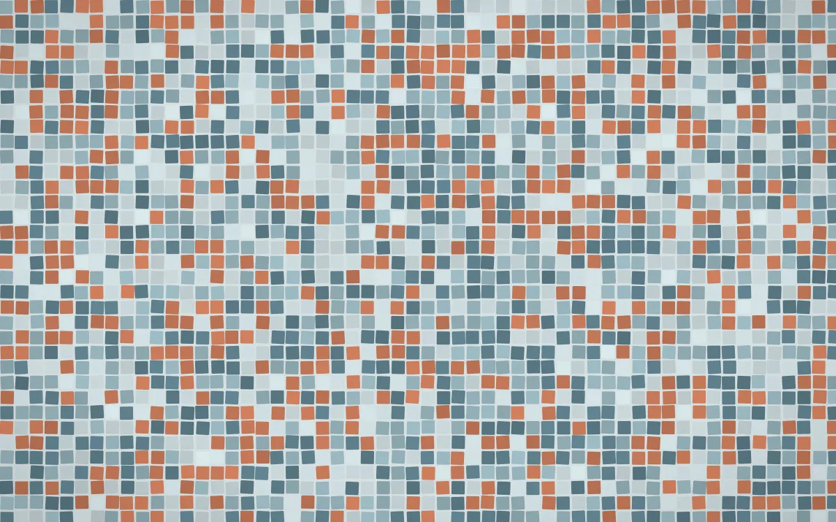 Fjord Mist Fine Mosaic — light teal and blue mosaic background