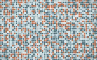 Fjord Mist Fine Mosaic — light teal and blue mosaic background