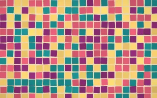 Fiesta Brava Grand Mosaic — colourful red, pink and gold mosaic background