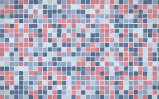 Fuji Mist Mosaic — light blue mosaic background