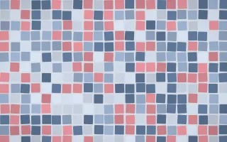 Fuji Mist Grand Mosaic — light blue mosaic background