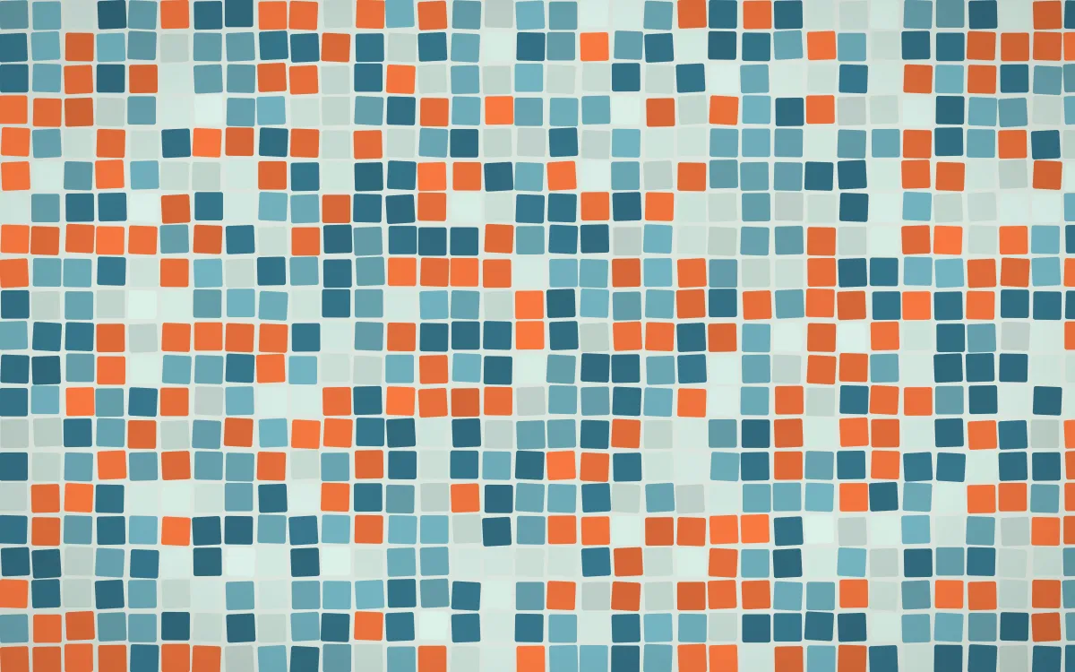 Park Mosaic Mosaic — colourful teal, blue and green mosaic background