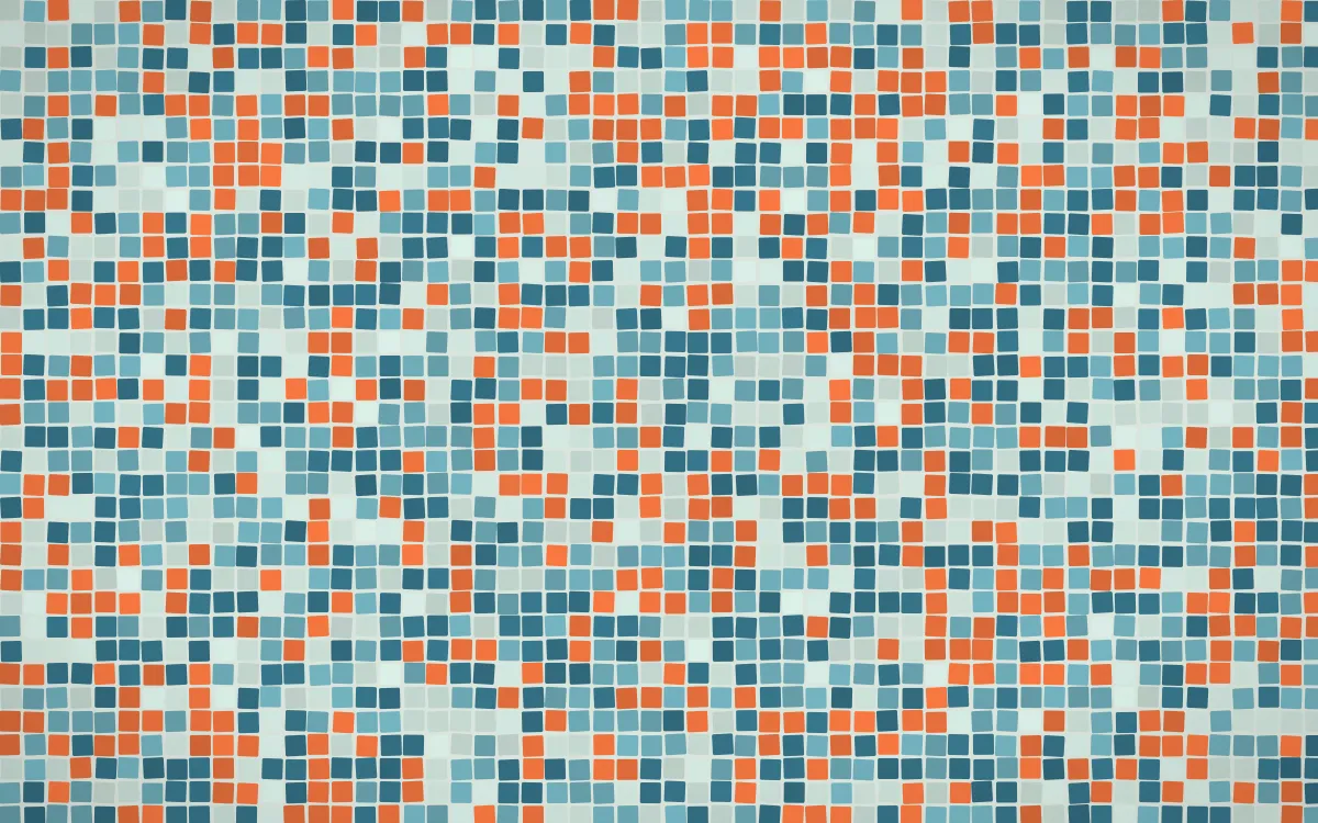 Park Mosaic Fine Mosaic — colourful teal, blue and green mosaic background