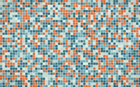 Park Mosaic Fine Mosaic — colourful teal, blue and green mosaic background