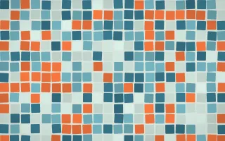 Park Mosaic Grand Mosaic — colourful teal, blue and green mosaic background