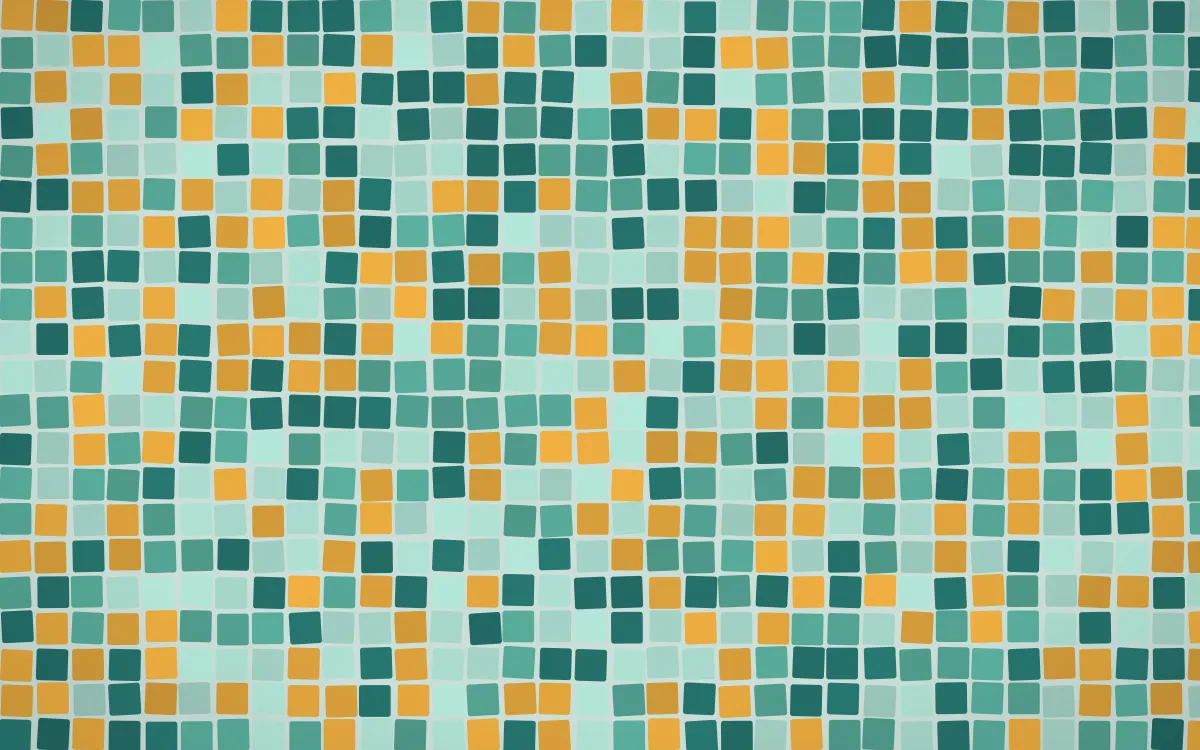 Ha Long Jade Mosaic — colourful teal mosaic background