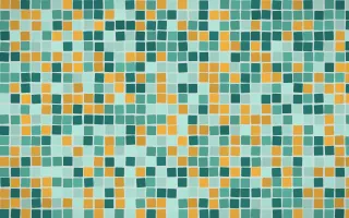 Ha Long Jade Mosaic — colourful teal mosaic background