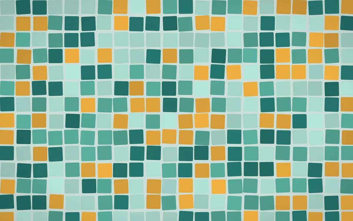 Ha Long Jade Grand Mosaic — colourful teal mosaic background