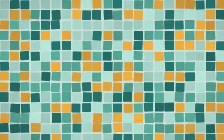 Ha Long Jade Grand Mosaic — colourful teal mosaic background