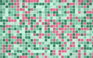 Hanbok Mint Mosaic — light green mosaic background