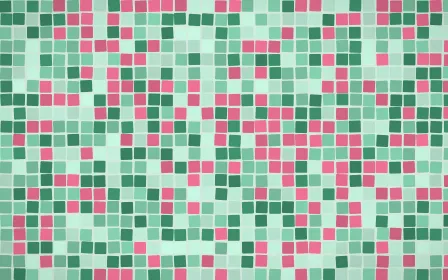 Hanbok Mint Mosaic — light green mosaic background