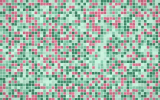 Hanbok Mint Fine Mosaic — light green mosaic background