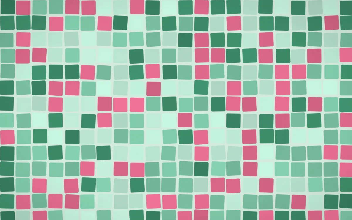 Hanbok Mint Grand Mosaic — light green mosaic background