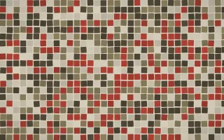 Highland Peat Mosaic — dark yellow and brown mosaic background
