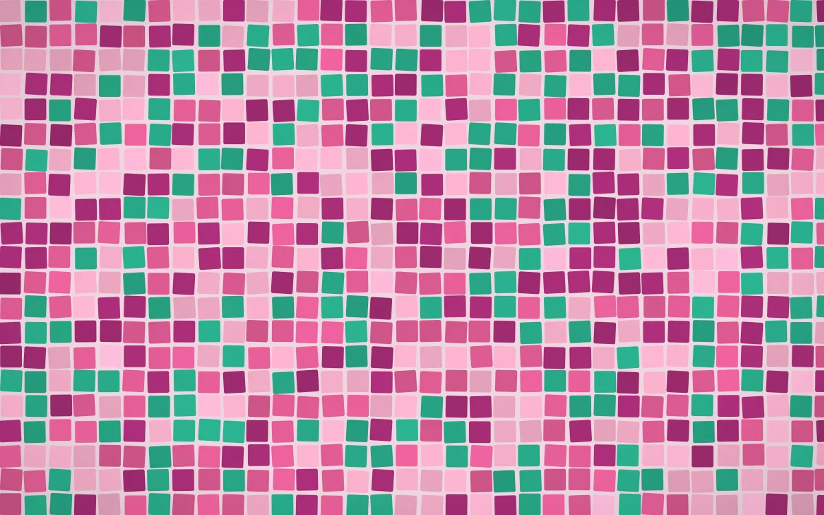 Holi Splash Mosaic — colourful pink mosaic background
