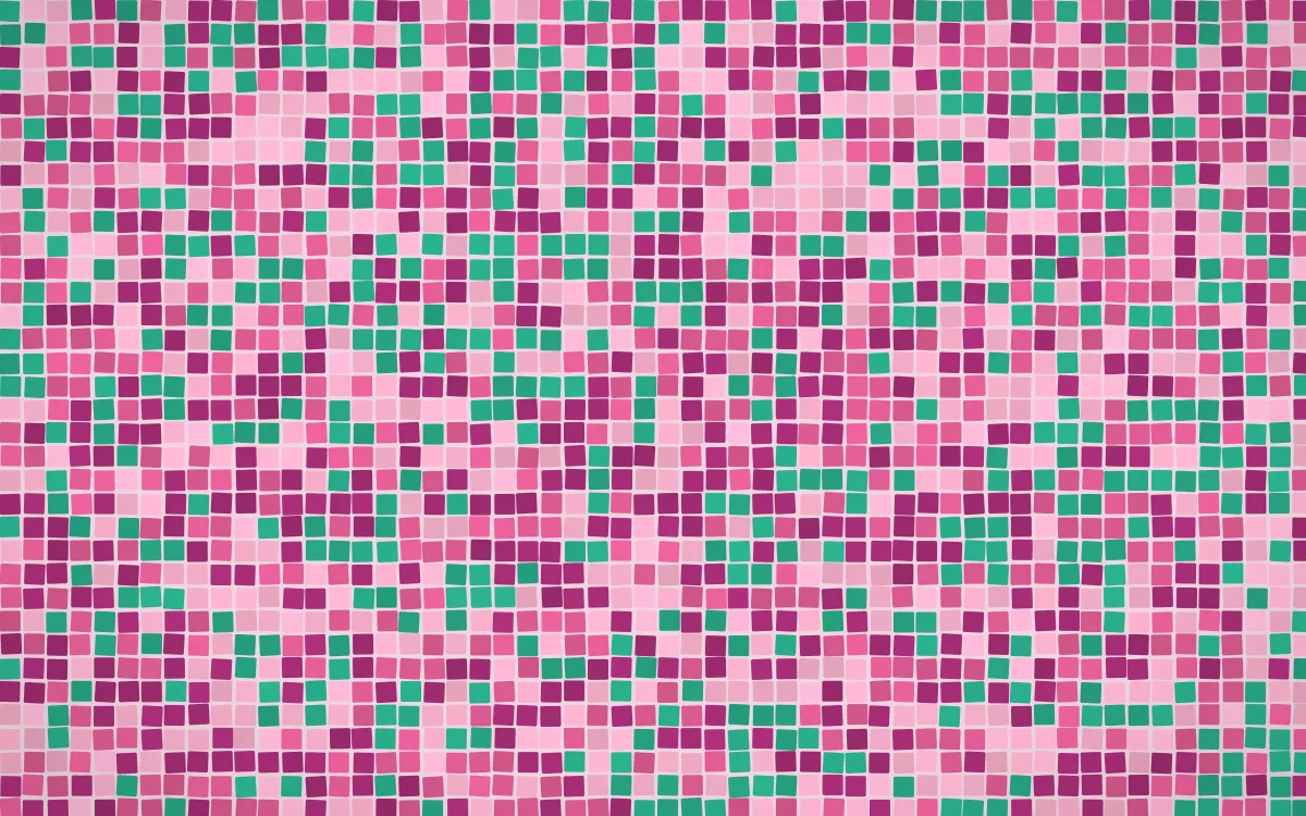 Holi Splash Fine Mosaic — colourful pink mosaic background
