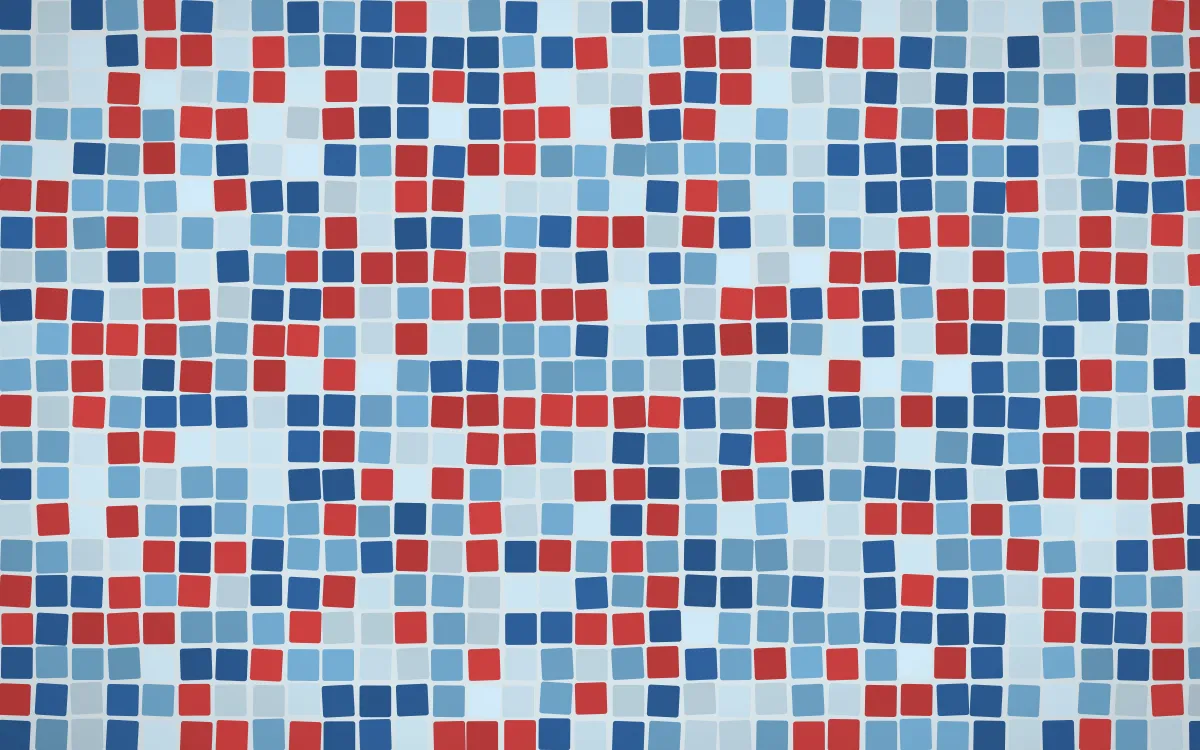 Iznik Blue Mosaic — light blue mosaic background
