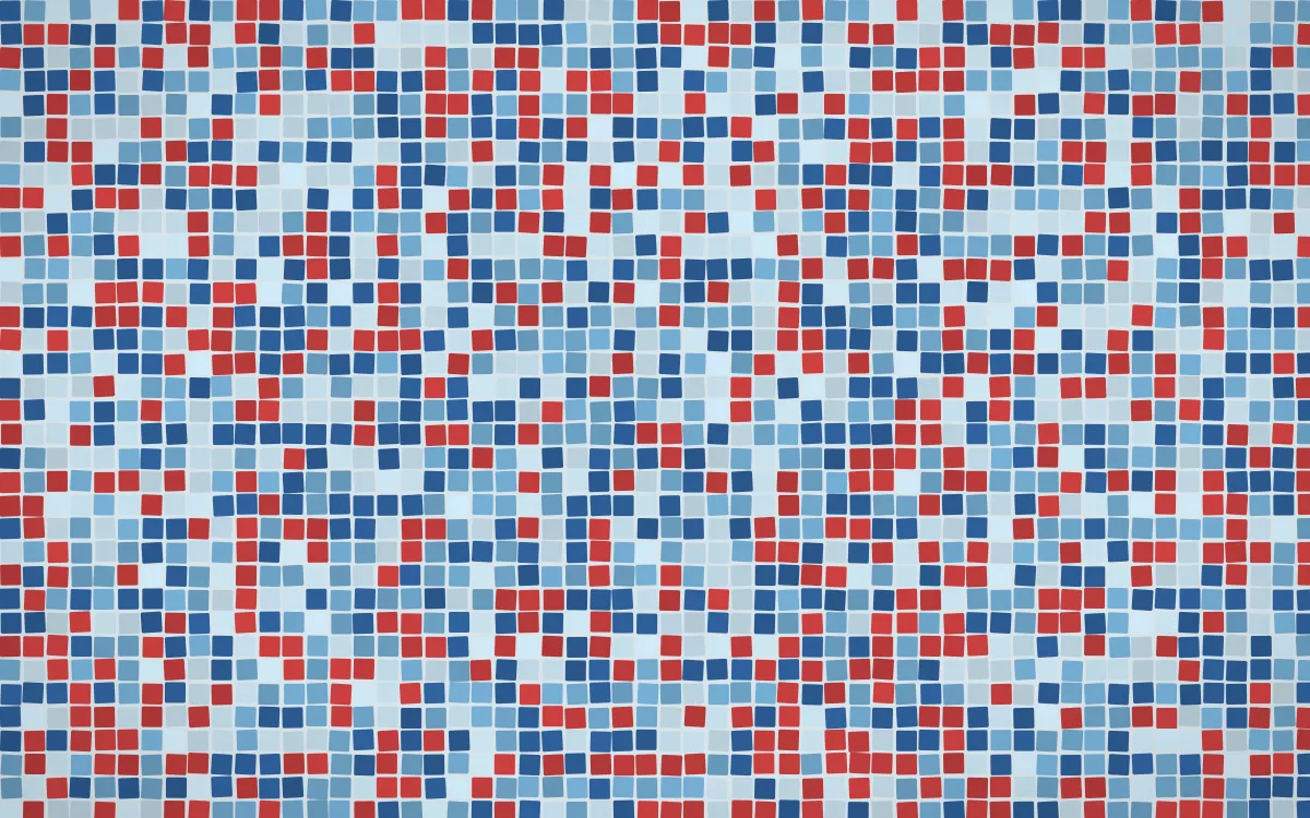 Iznik Blue Fine Mosaic — light blue mosaic background