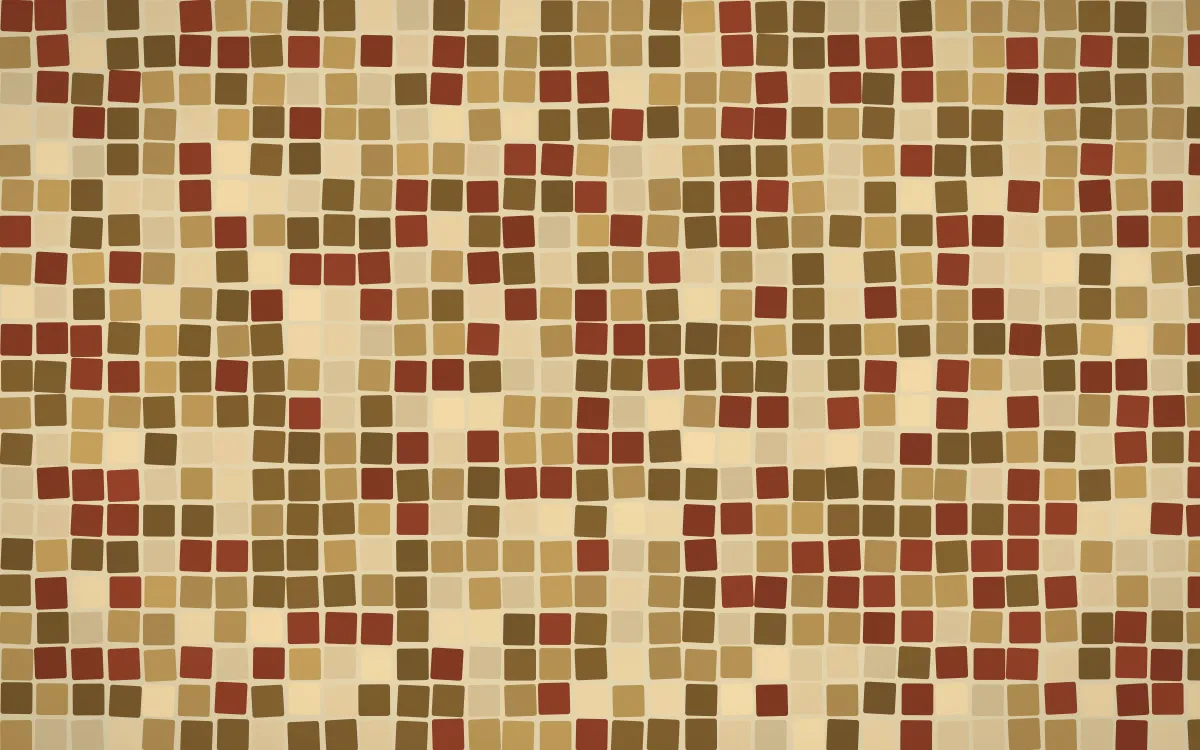 Java Heritage Mosaic — light gold, brown and beige mosaic background